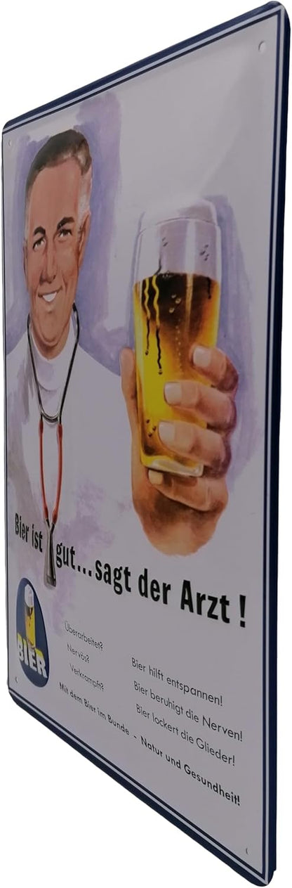 Bier ist Gut Blechschild - Schildliebe