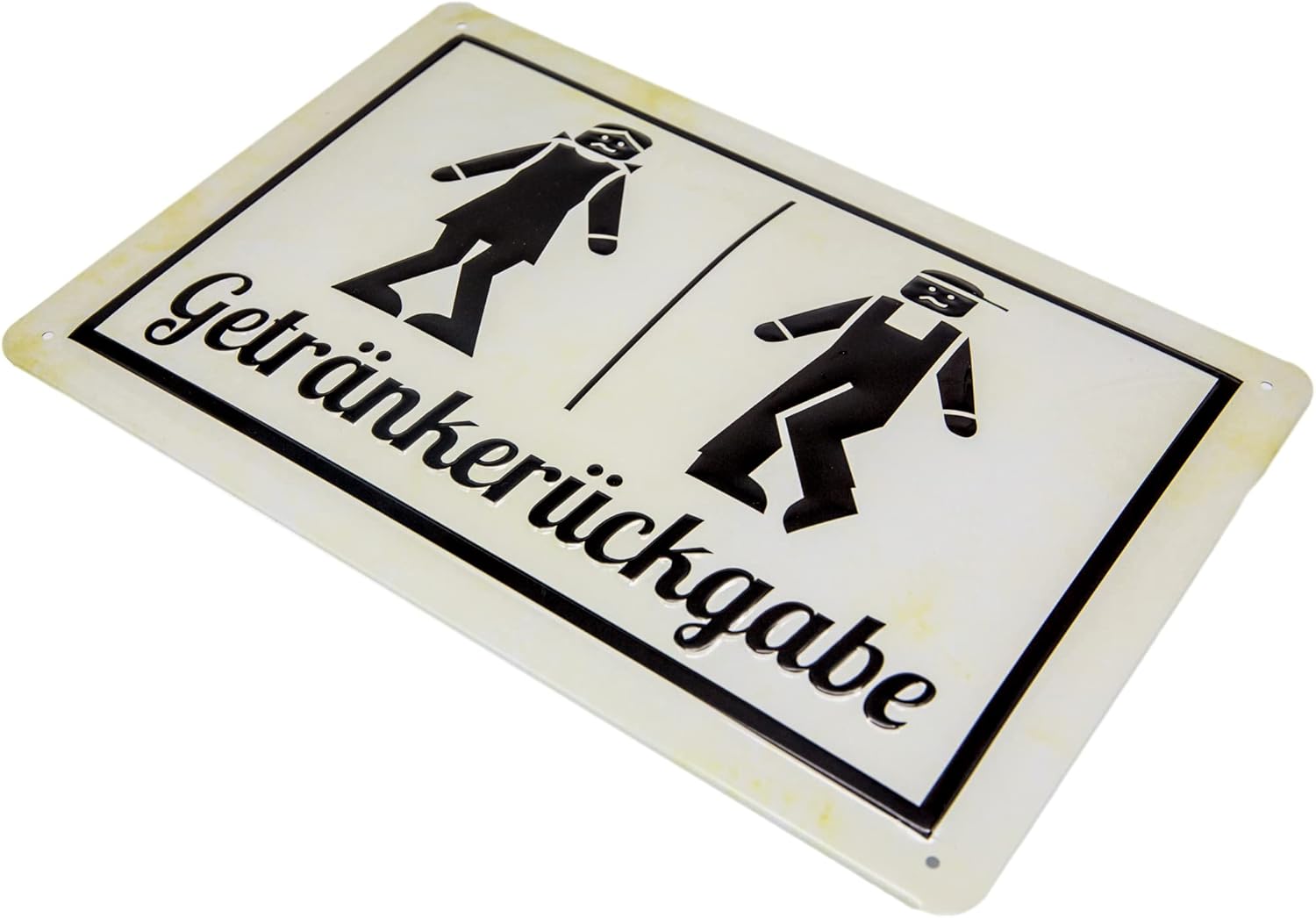 Getränkerückgabe Blechschild - Schildliebe