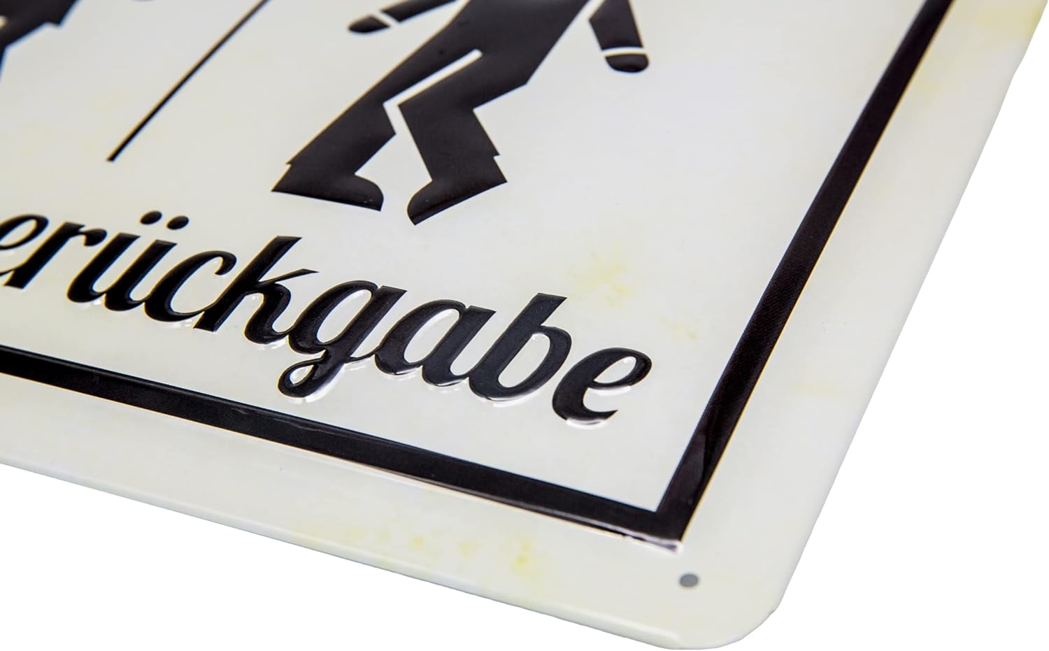 Getränkerückgabe Blechschild - Schildliebe