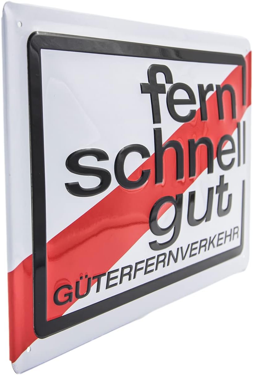 Fern schnell gut Blechschild - Schildliebe