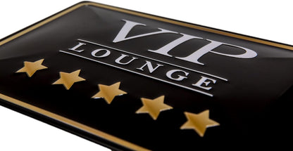 VIP Lounge Blechschild - Schildliebe