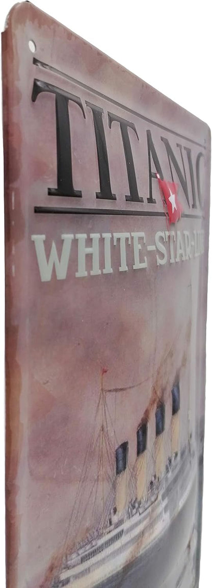 Titanic White Star Blechschild - Schildliebe