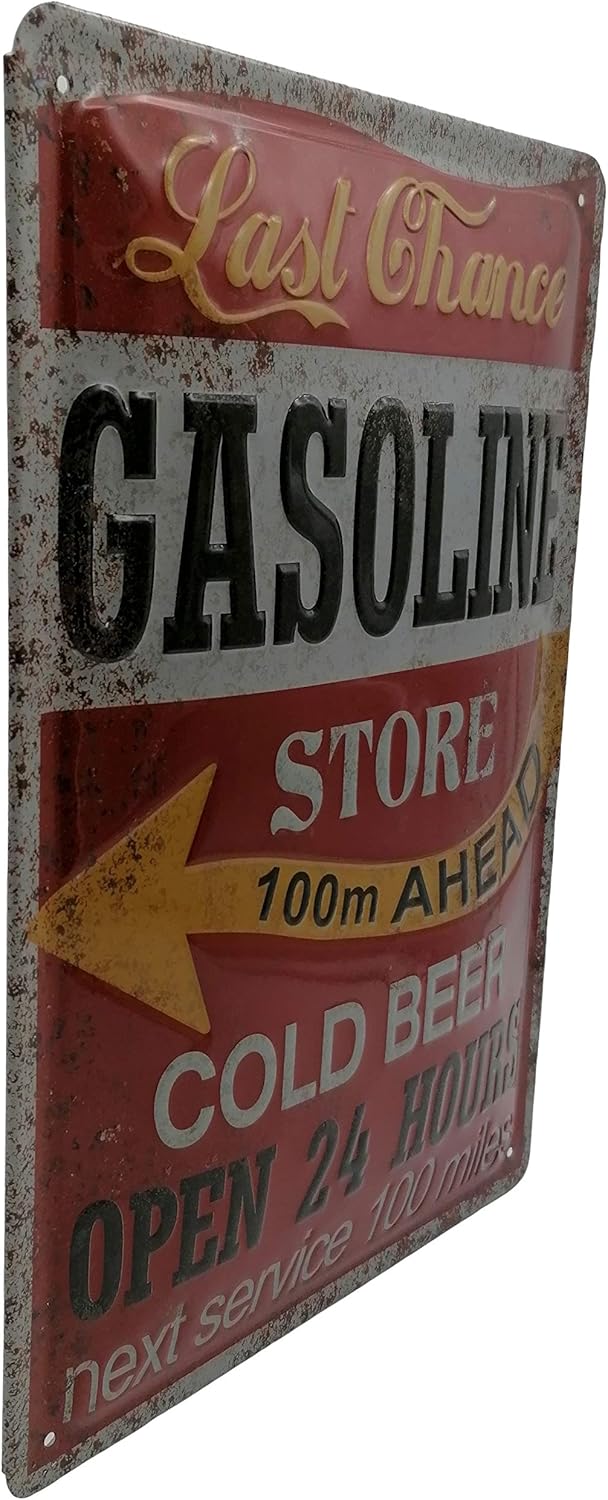 Gasoline Tankstelle Blechschild - Schildliebe