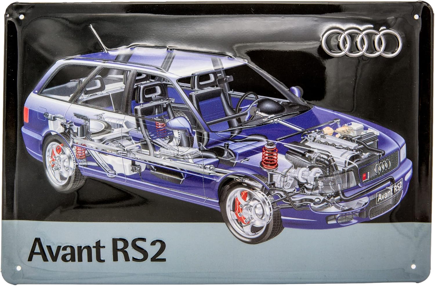 Audi Arvant RS2 Blechschild - Schildliebe