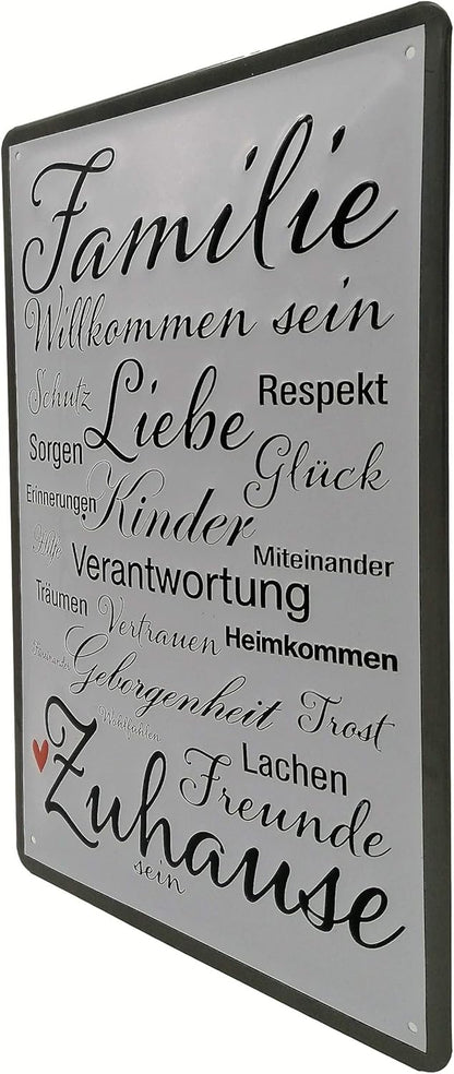 Familie Blechschild - Schildliebe