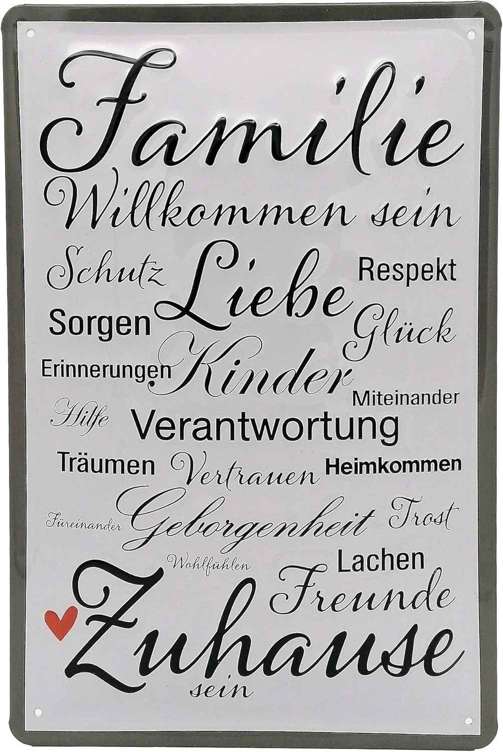 Familie Blechschild - Schildliebe