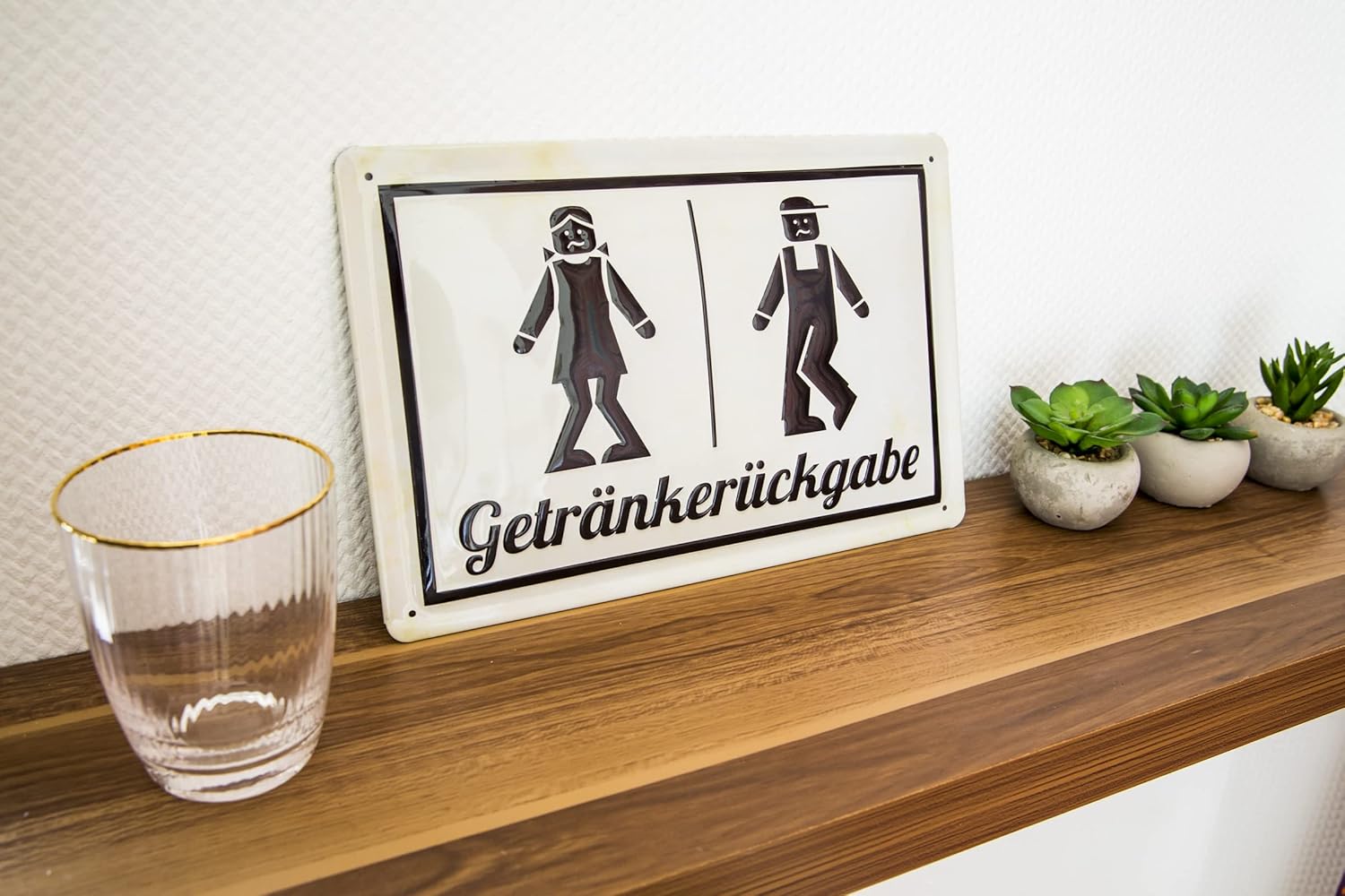 Getränkerückgabe Blechschild - Schildliebe