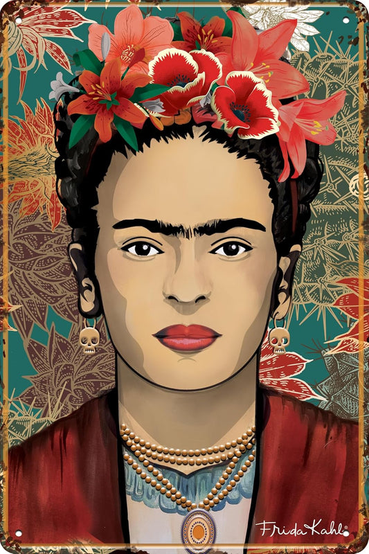 Frida Kahlo 2 Blechschild - Schildliebe