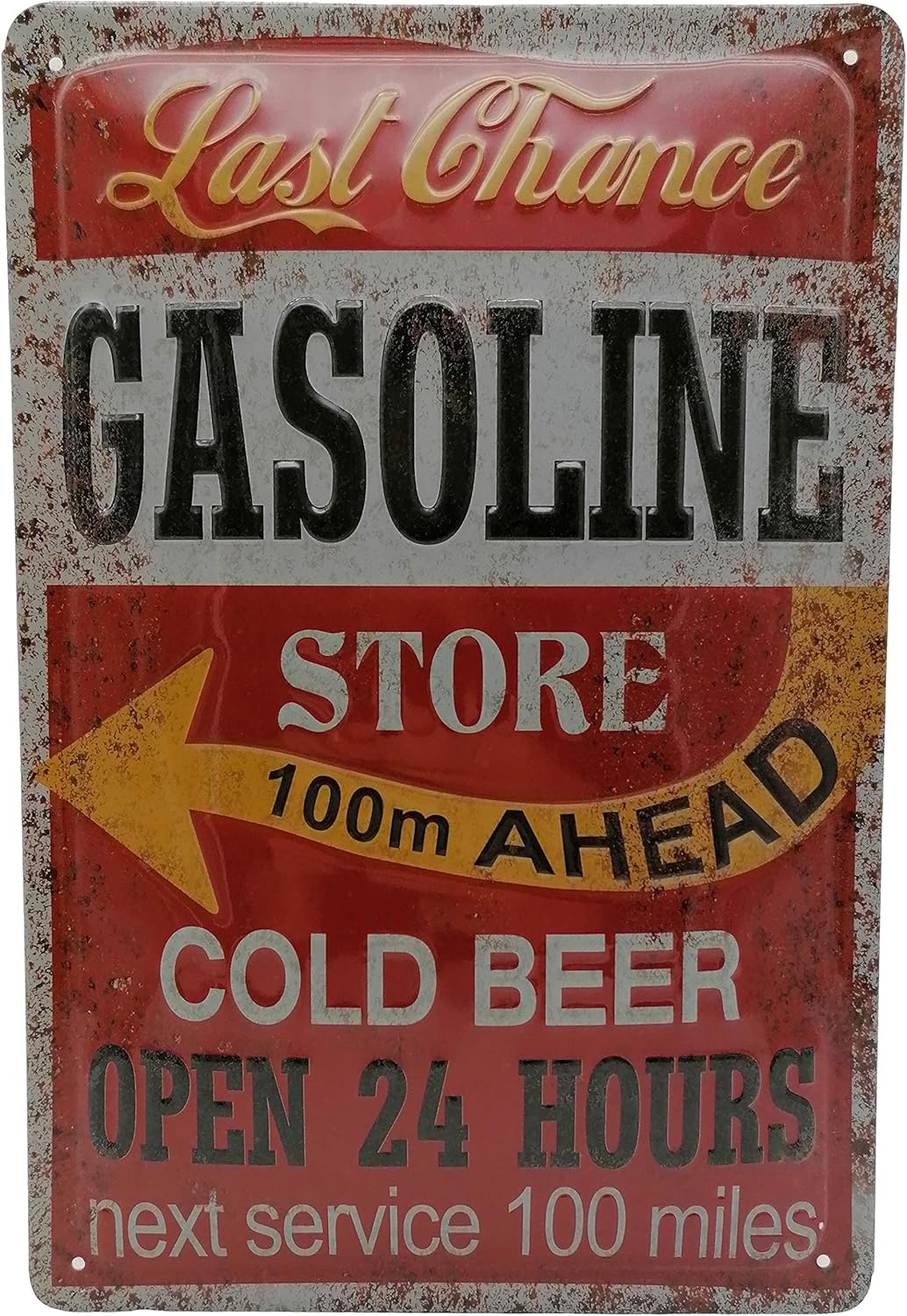 Gasoline Tankstelle Blechschild - Schildliebe